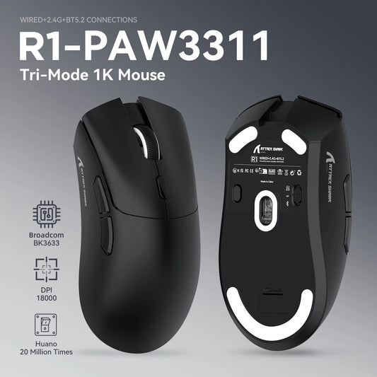 Attack Shark R1 Wireless Gaming Mouse