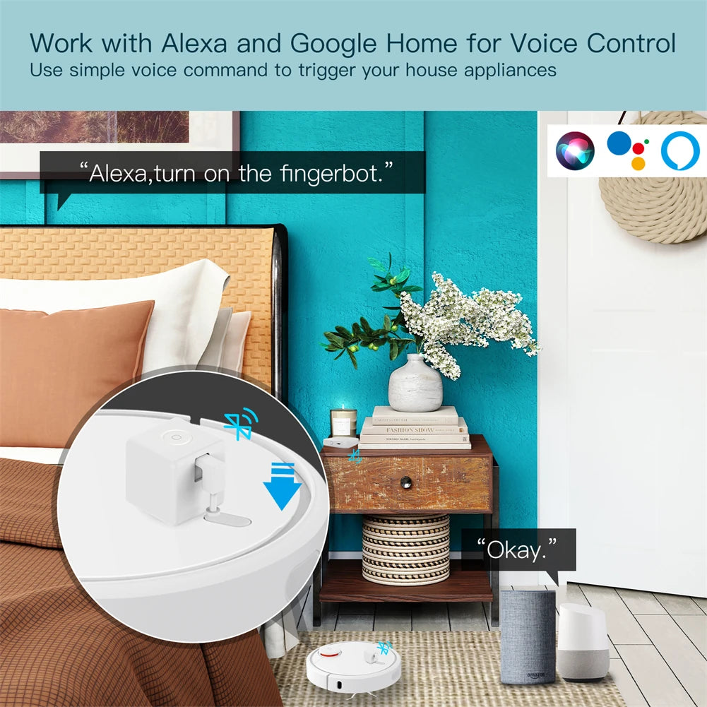 Moes Smart Bluetooth Fingerbot Voice Control Switch Pusher