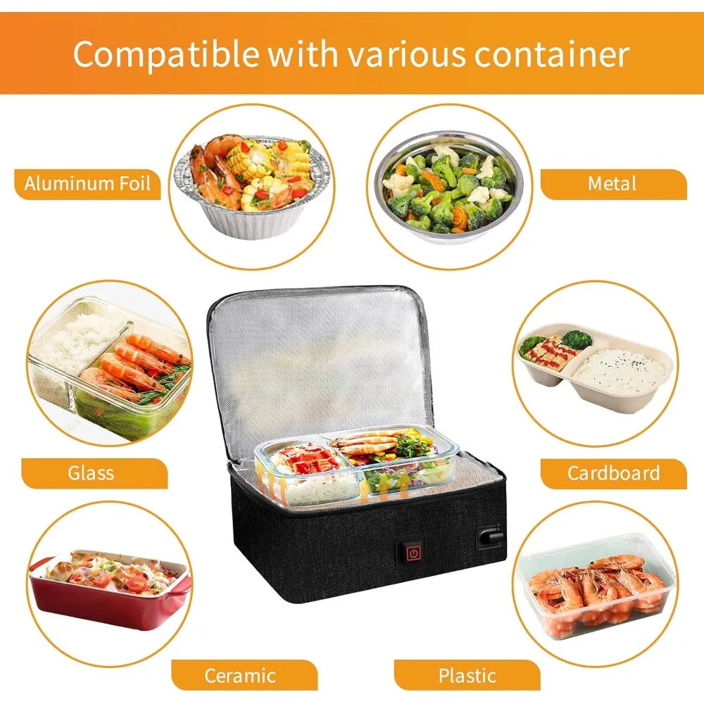 NBVCX Portable Electric Food Warmer Lunch Box