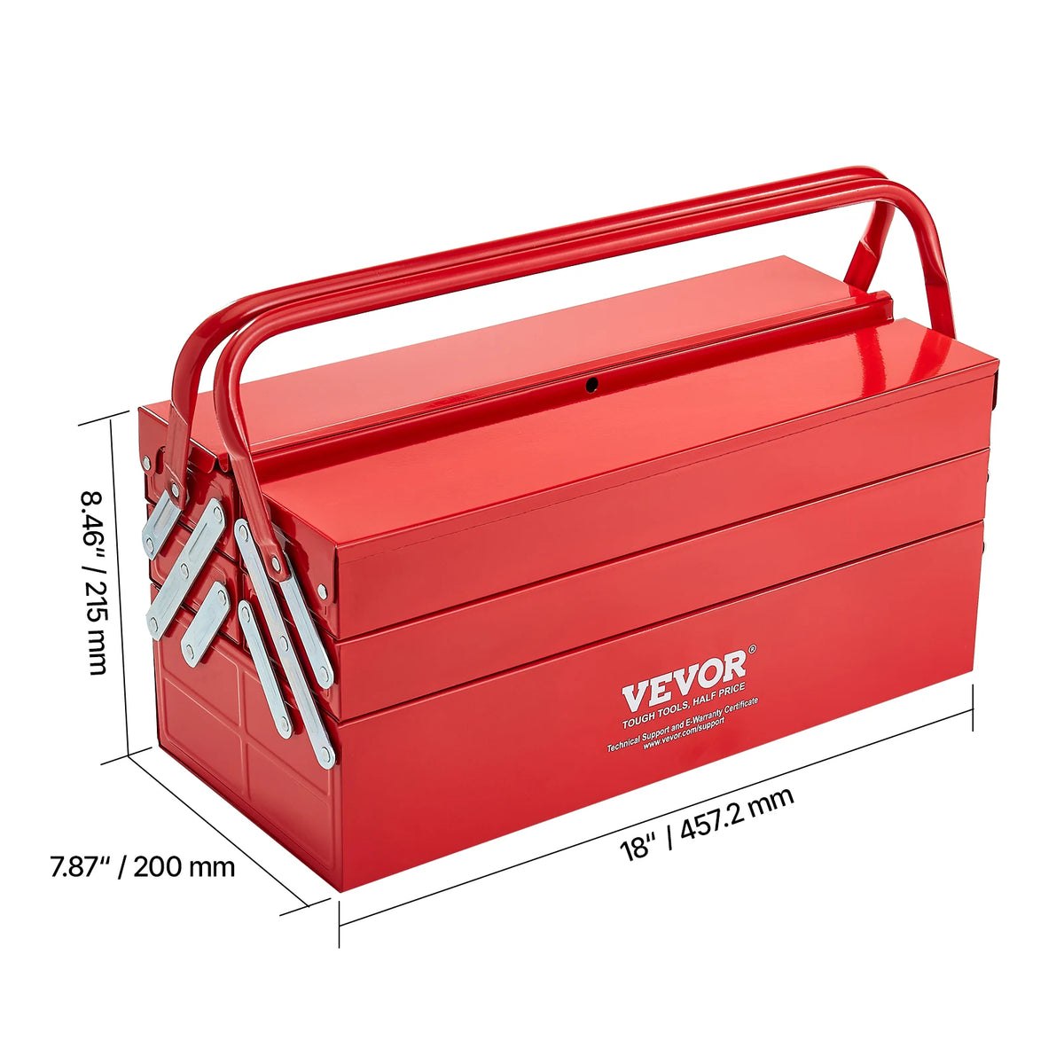 SucceBuy Three Tier Folding Tool Chest Organizer