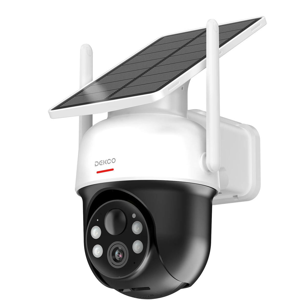 Dekco 3MP Solar PTZ WiFi Security Camera With Battery
