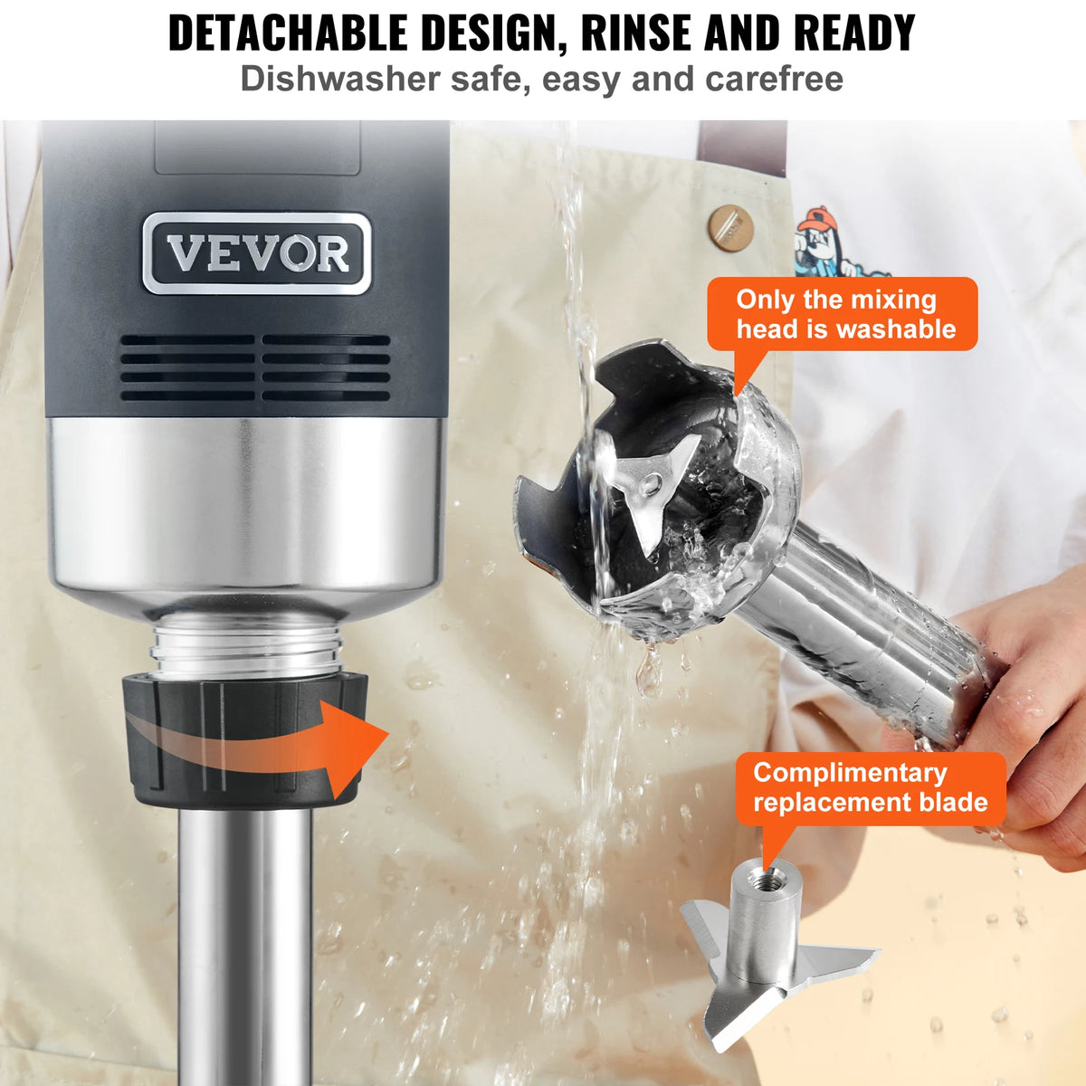 Succebuy Commercial 500W Immersion Blender