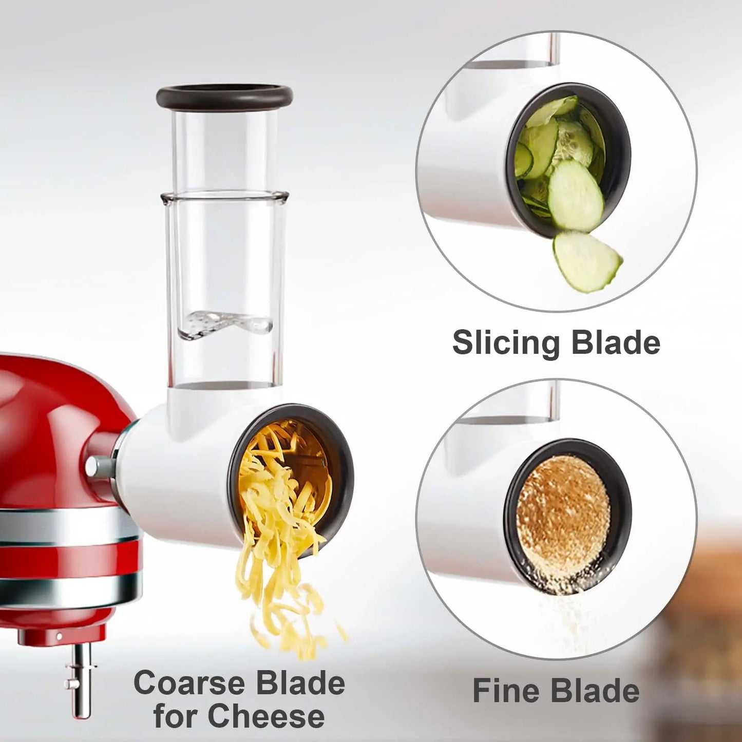 Stainless Steel Meat Grinder And Slicer Attachments
