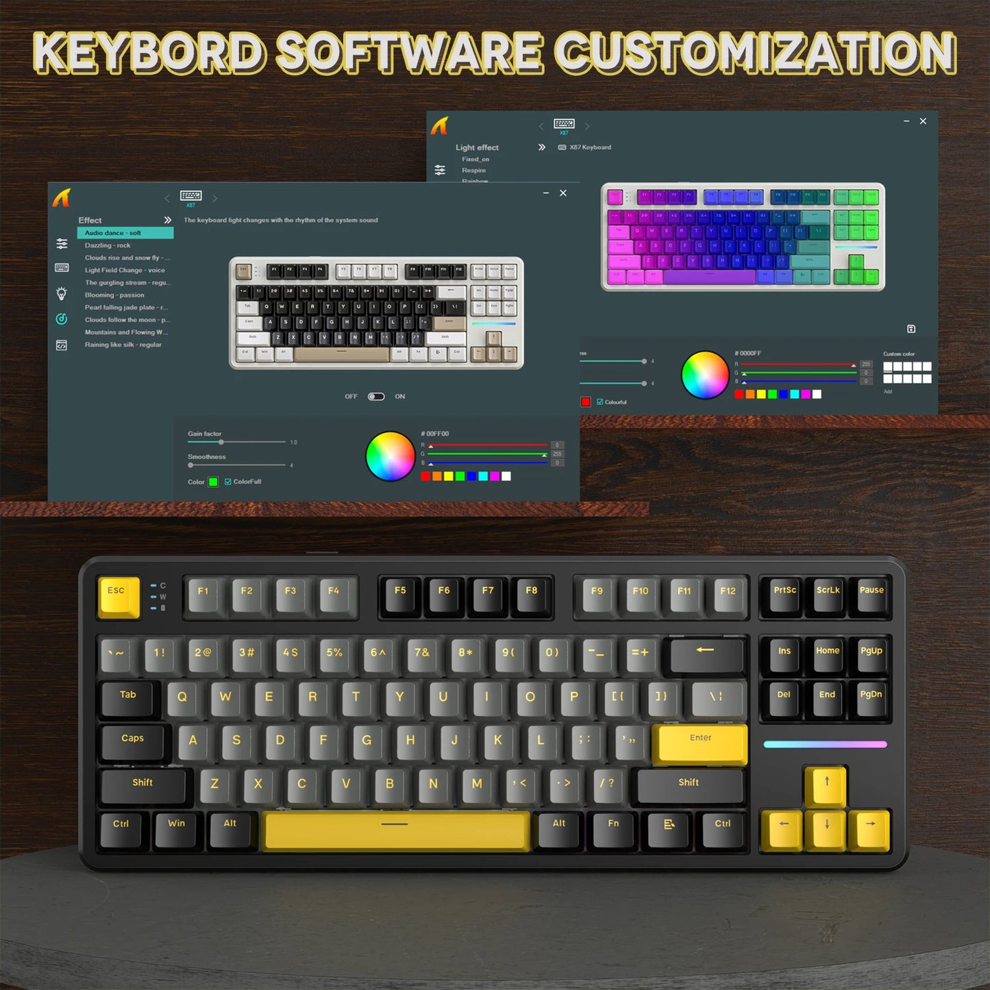 Attack Shark X87 Wireless Mechanical Gasket Keyboard