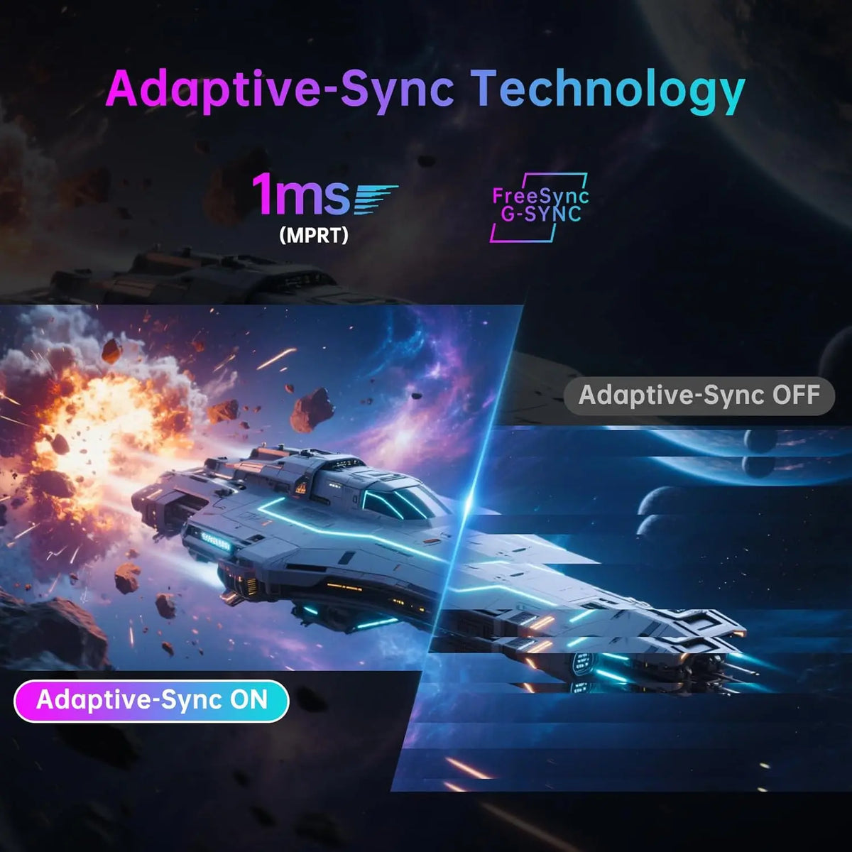 KTC Dual Mode Gaming Monitor Fast IPS Display