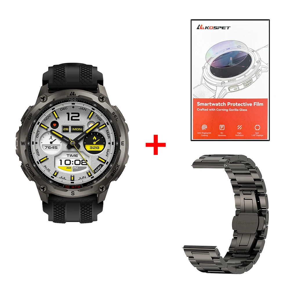 KOSPET Tank T4 Rugged GPS Smart Watch