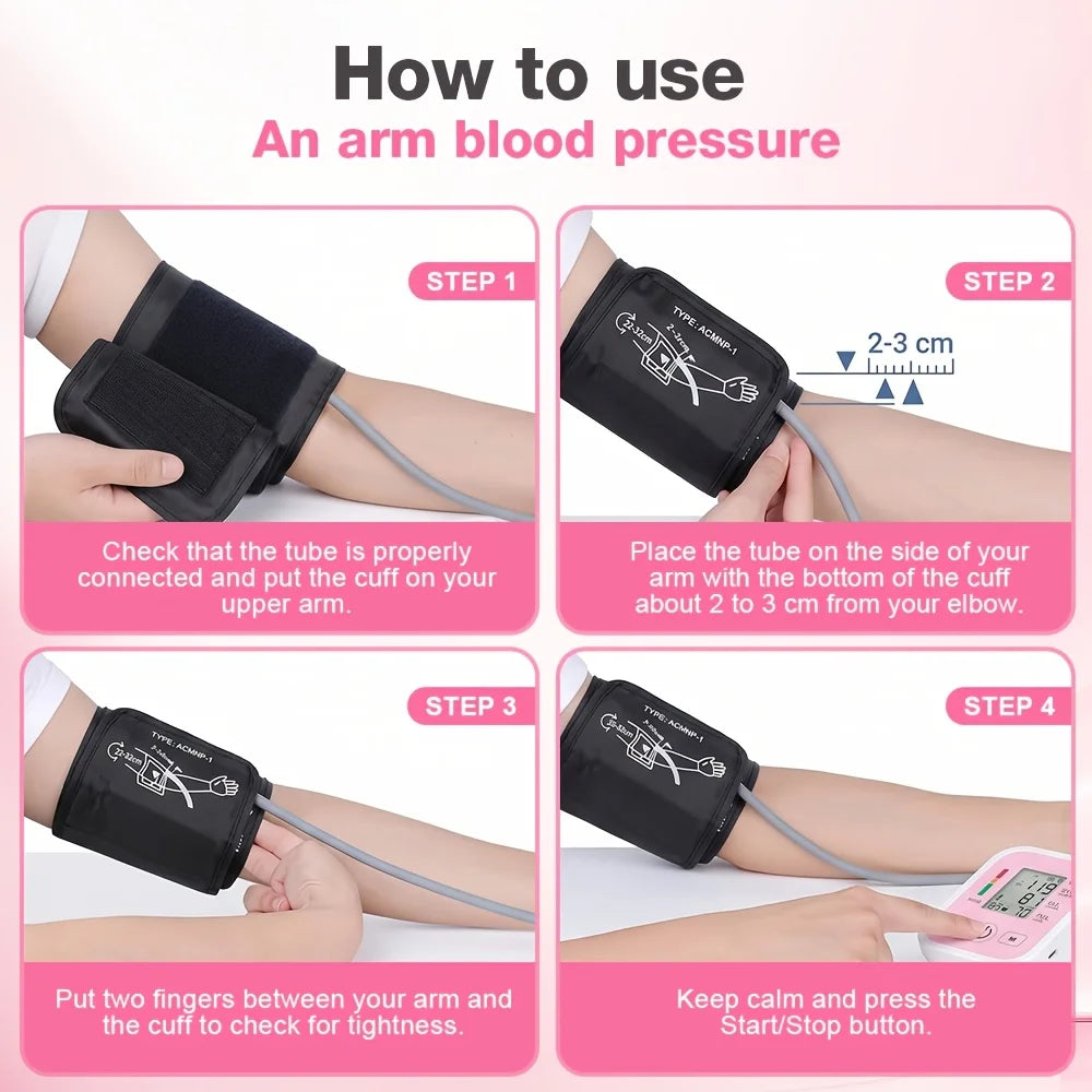 Smart Automatic Upper Arm Digital Blood Pressure Monitor