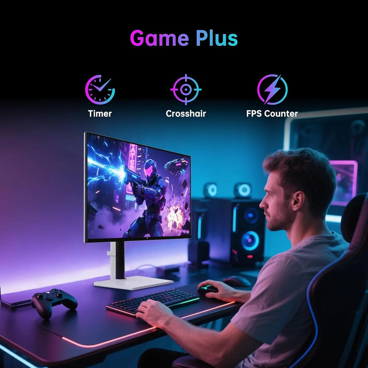 KTC Dual Mode Gaming Monitor Fast IPS Display