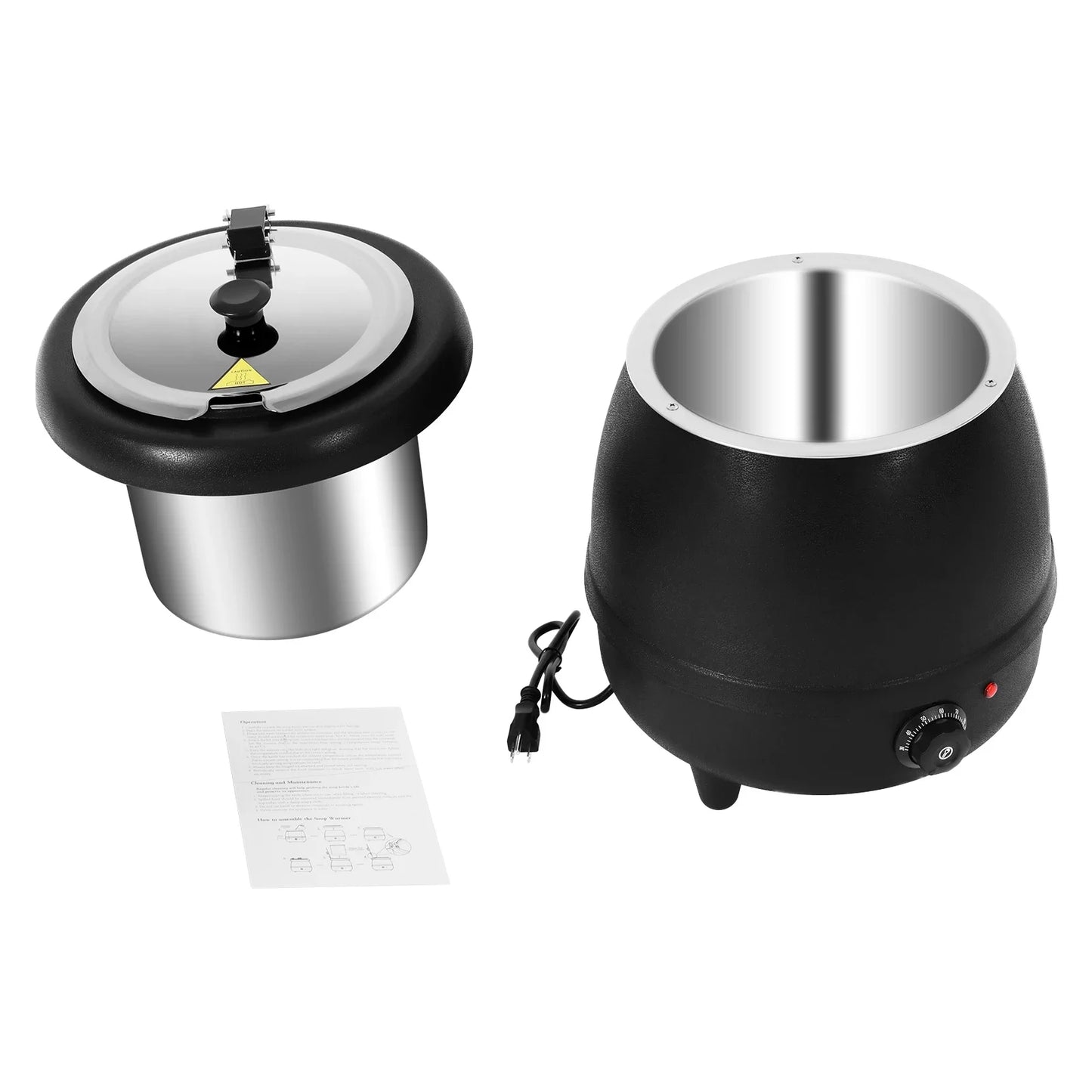 Commercial Electric Soup Kettle Food Warmer
