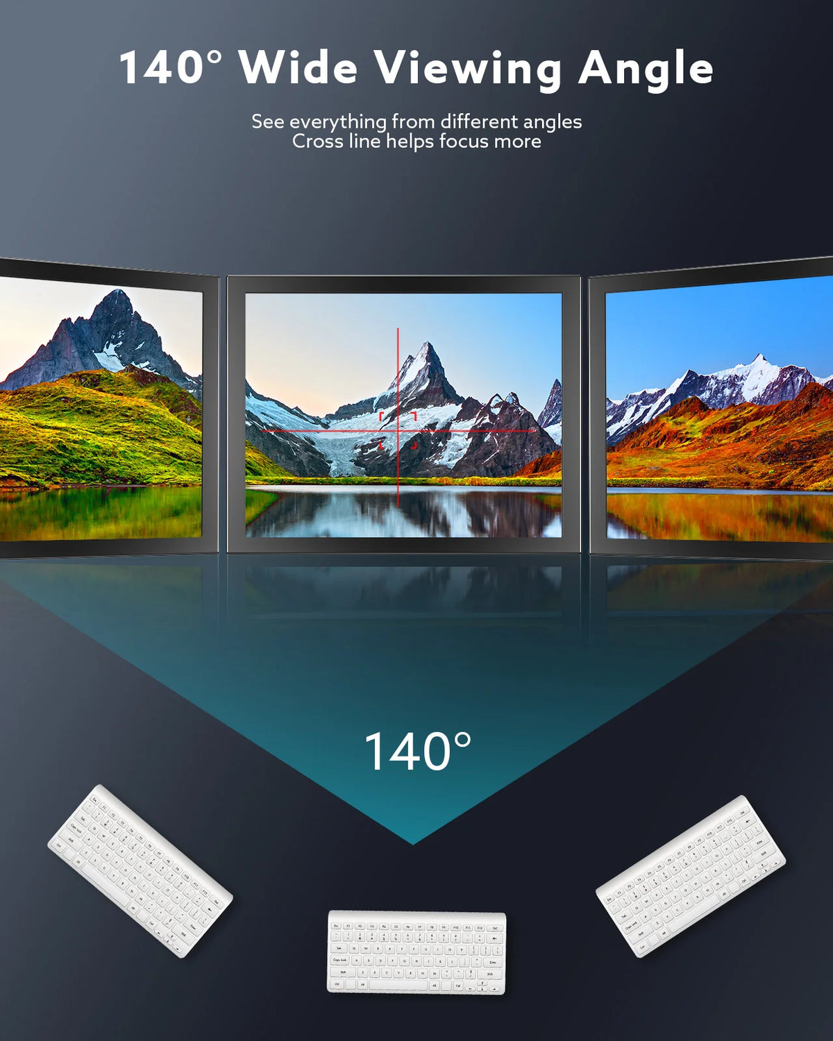 Eyoyo Portable Industrial Monitor With HDMI VGA Ports
