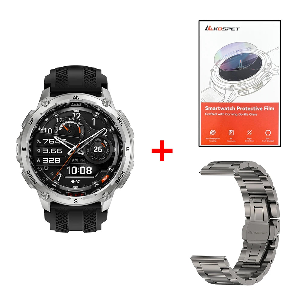 KOSPET Tank T4 Rugged GPS Smart Watch
