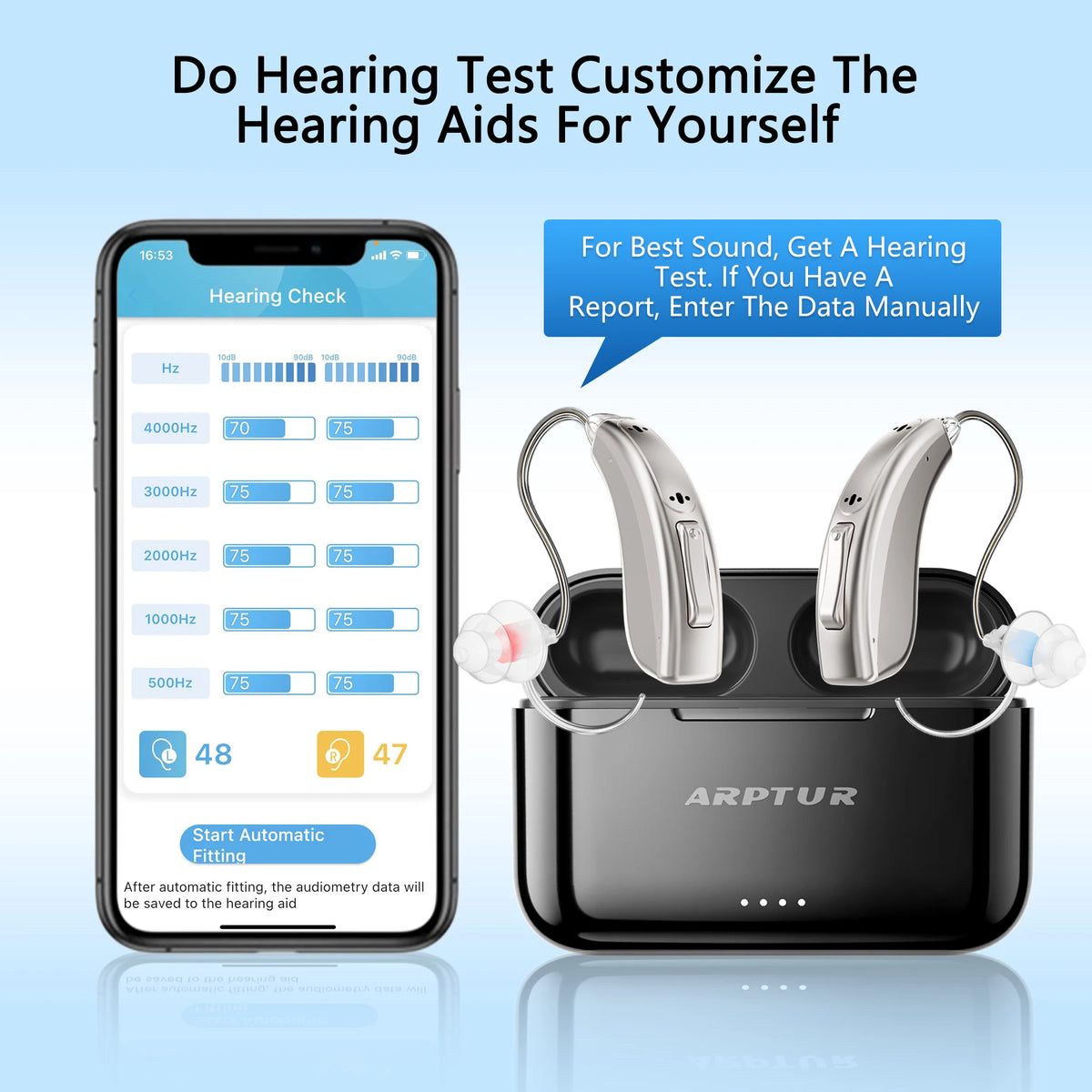 Arptur Digital Hearing Aids For Seniors 16 Channels