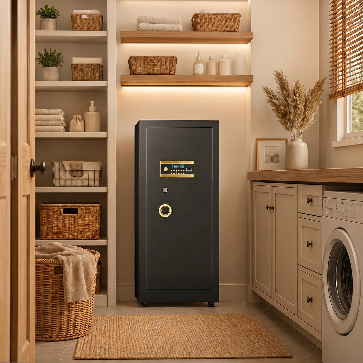 Kavey Heavy Duty Digital Safe With Double Key Lock
