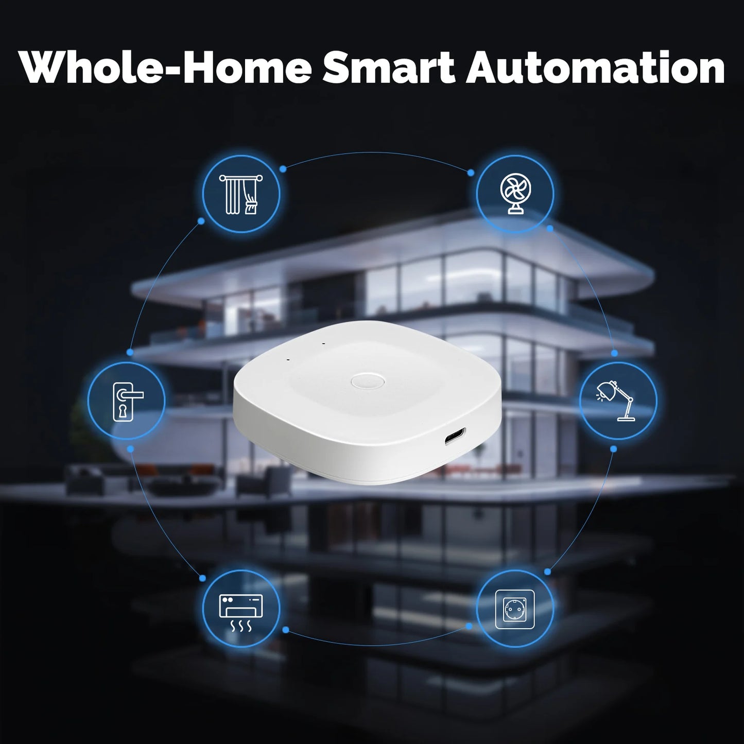 Moes Smart Home Hub Bluetooth Zigbee Gateway