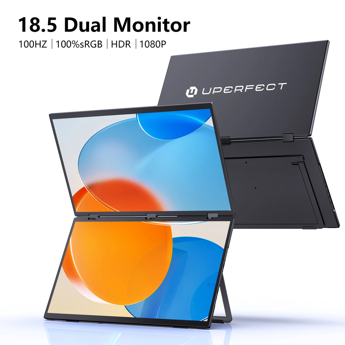 Uperfect Portable Foldable Triple Screen Monitor