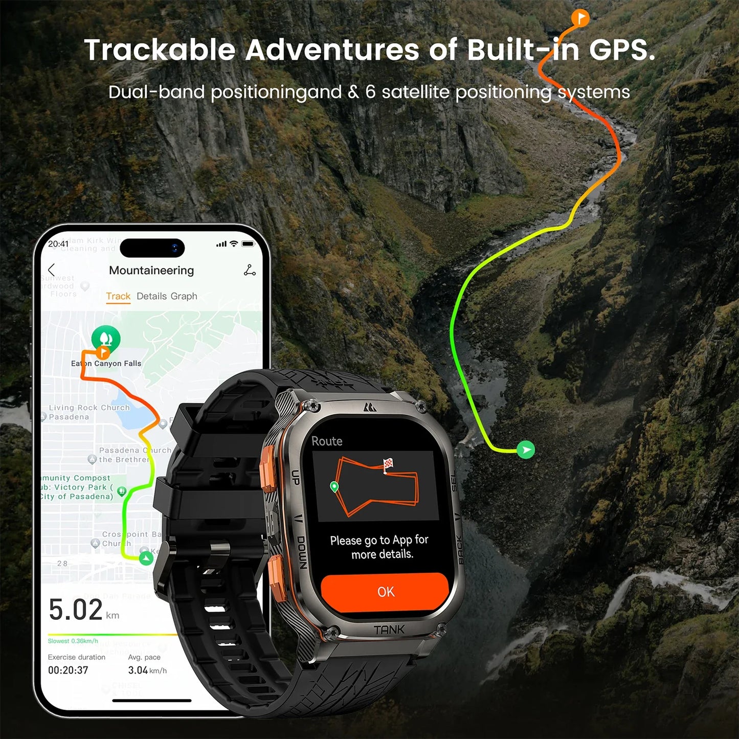 Kospet Tank M3 Ultra GPS Smart Watch