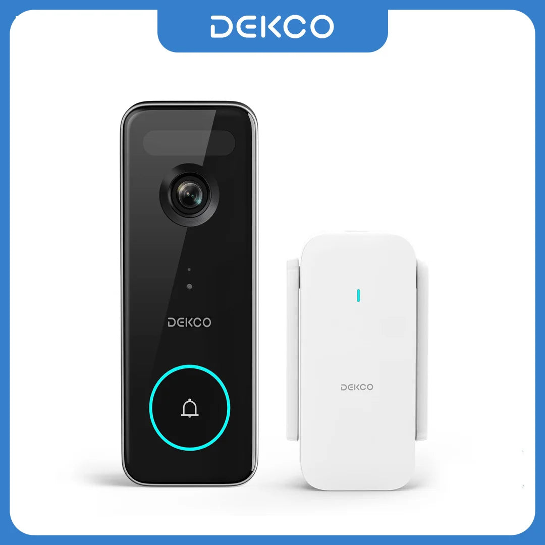 Dekco 5MP WiFi Video Doorbell With PIR Motion