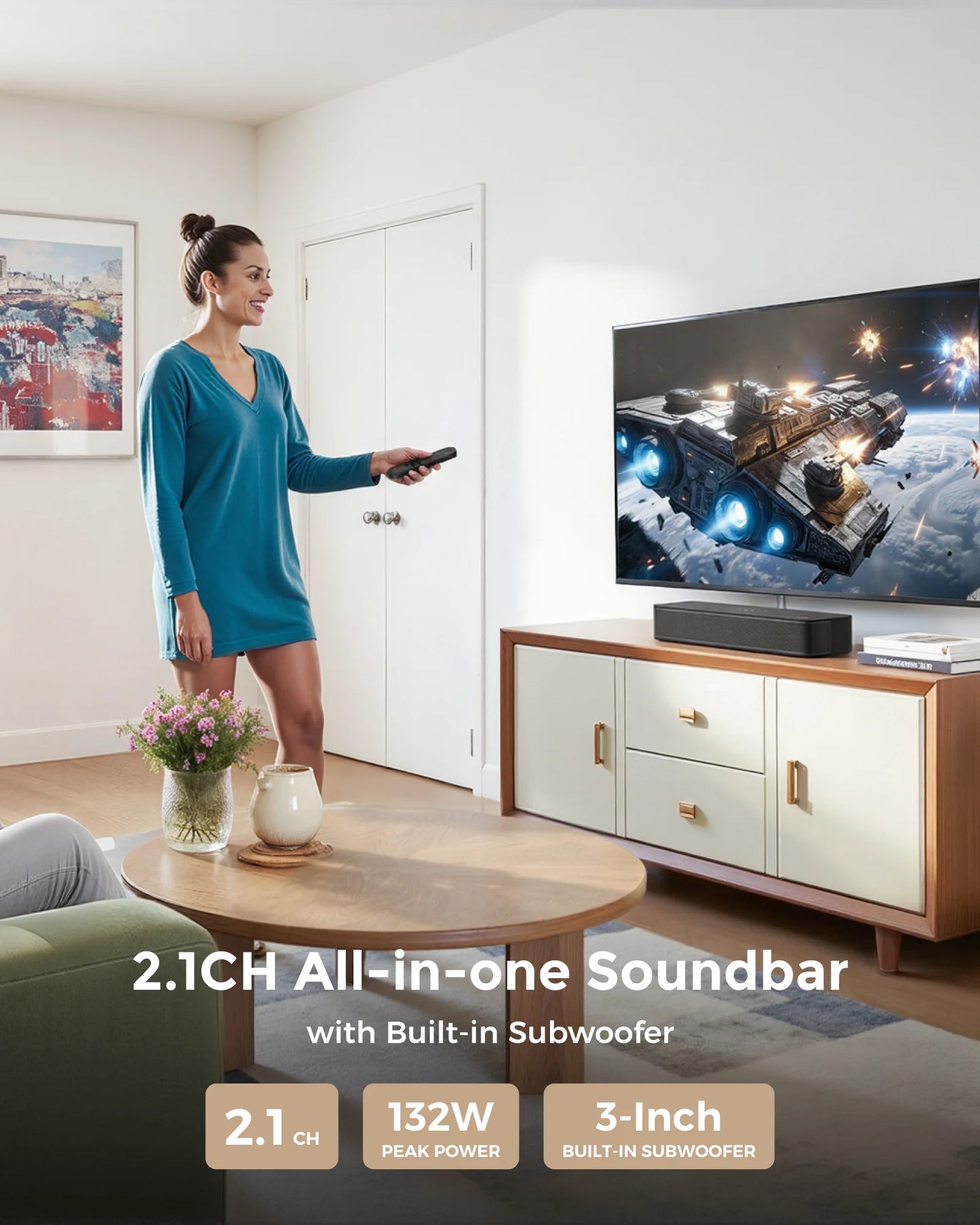 Ultempa Bluetooth 2.1 Channel Compact Soundbar