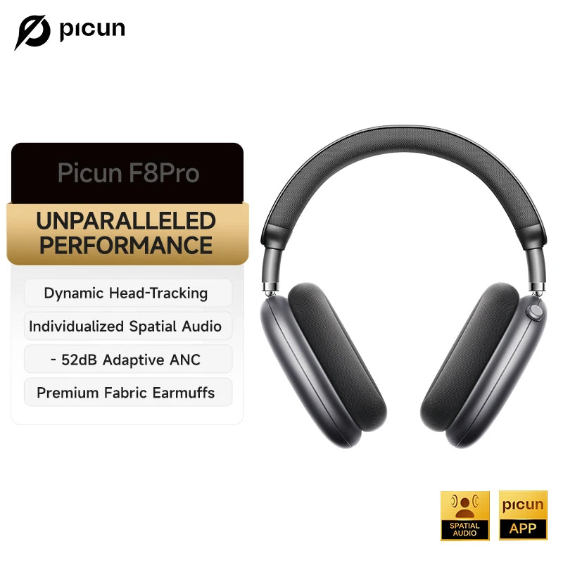 Picun F8 Pro ANC Wireless Headphones