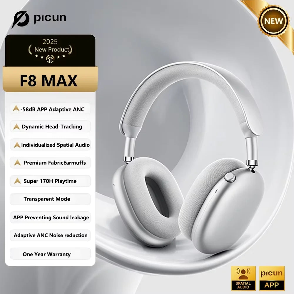 Picun F8 Pro ANC Wireless Headphones