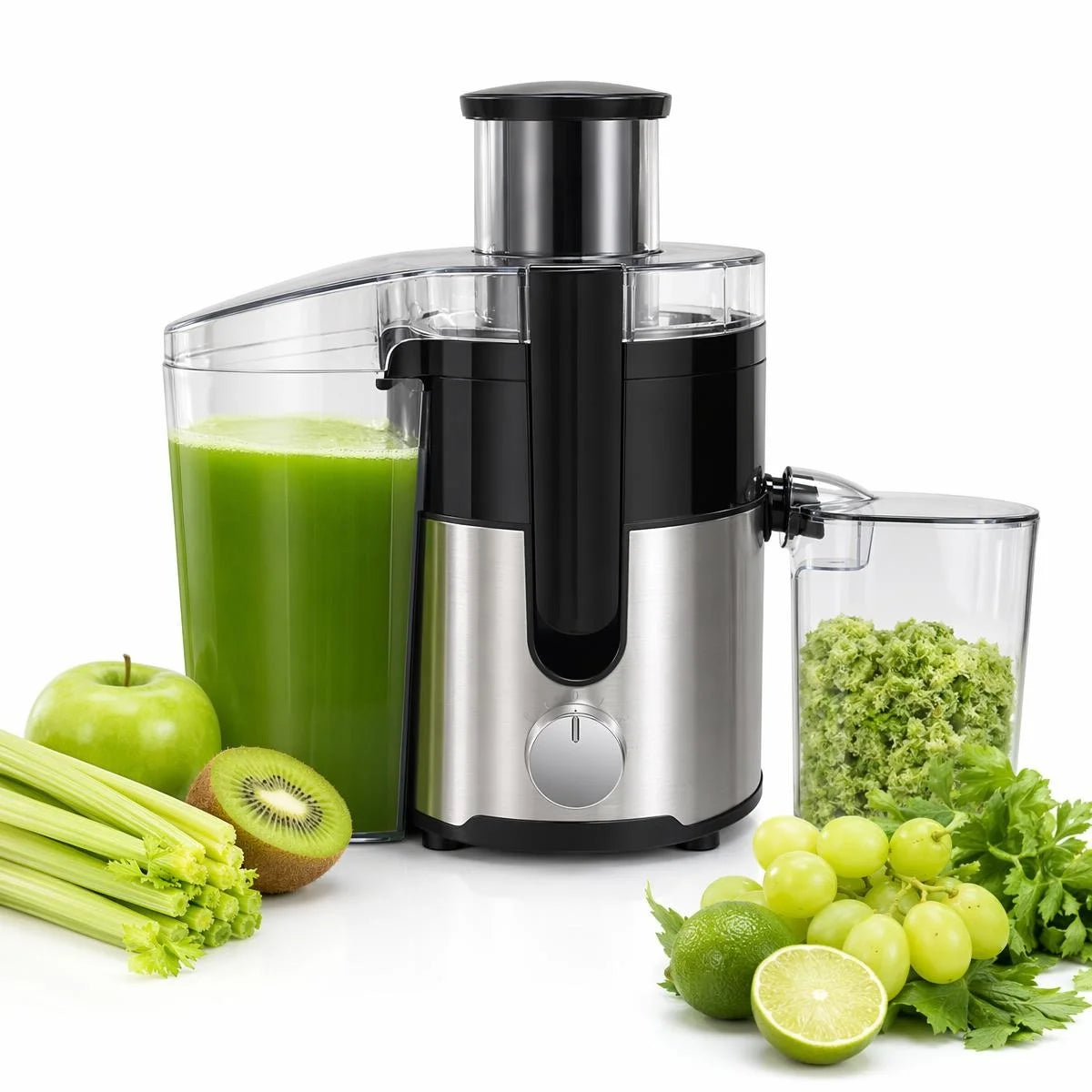 High Speed Juicer Machine With Wide Mouth And Pulp Ejection