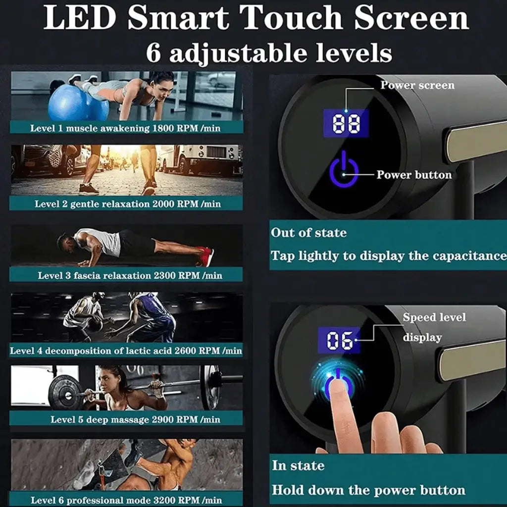 Portable Mini Massage Gun For Muscle Relaxation