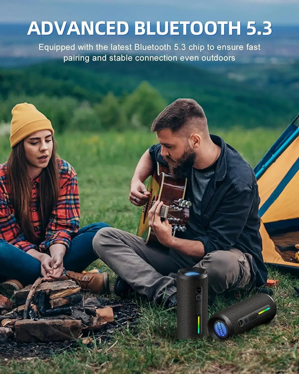 Ortizan 24W Wireless Portable Bluetooth Speaker