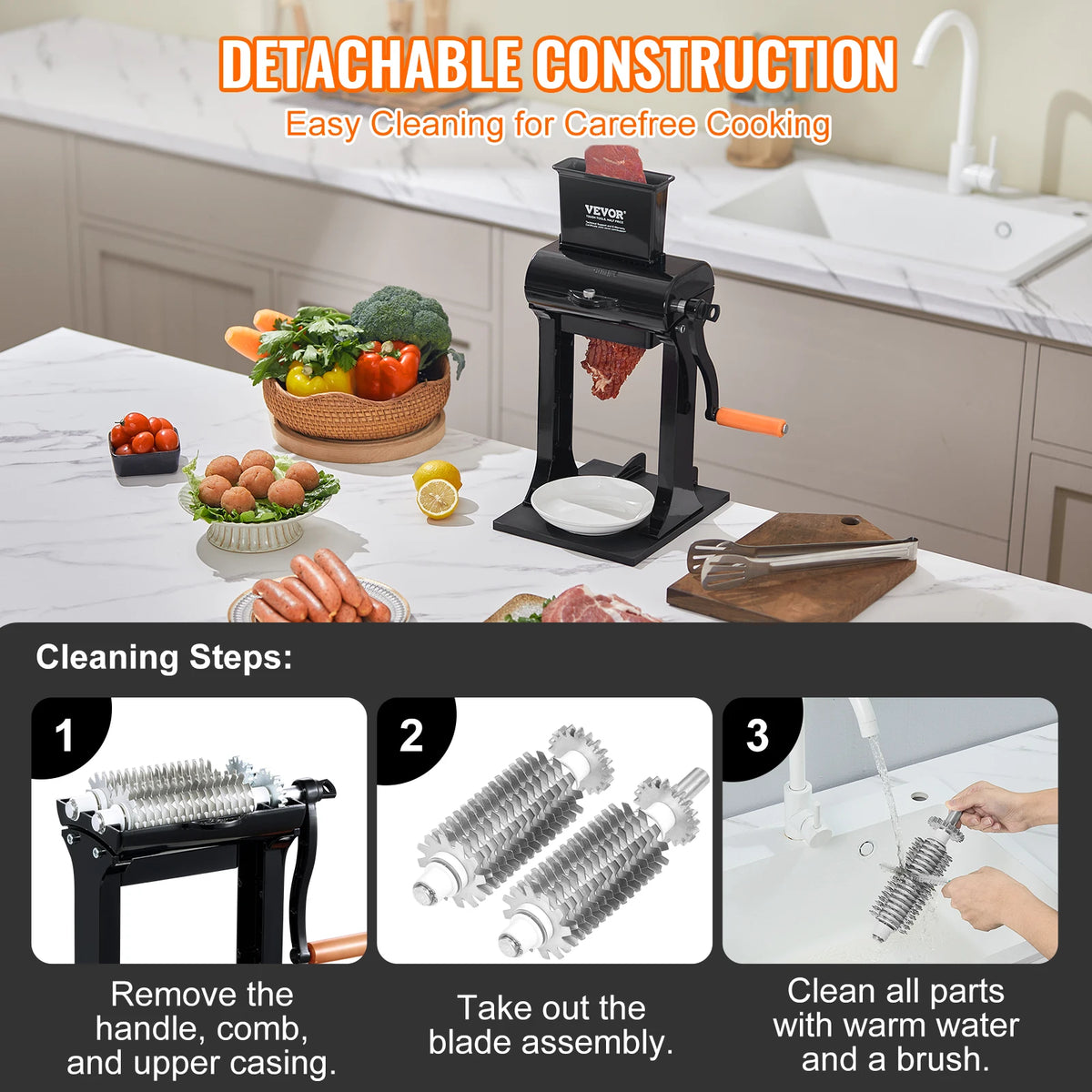 SucceBuy Commercial Manual Meat Tenderizer Machine