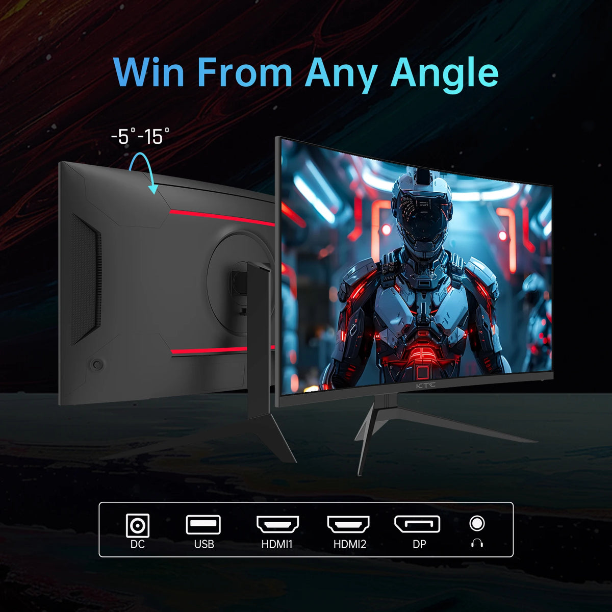 KTC 240Hz Curved Full HD Gaming Monitor