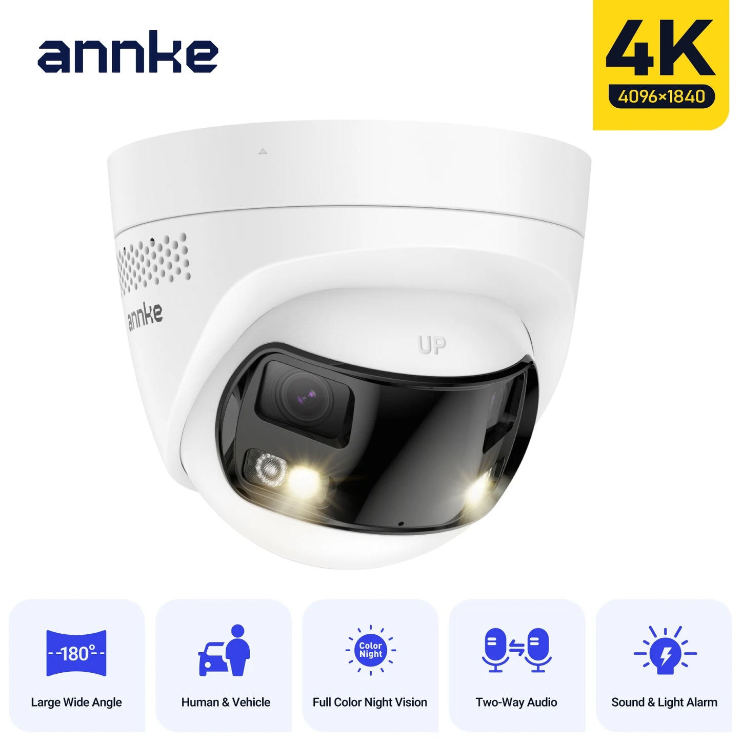 Annke FCD800 8MP Panoramic Dual Lens Outdoor IP Camera