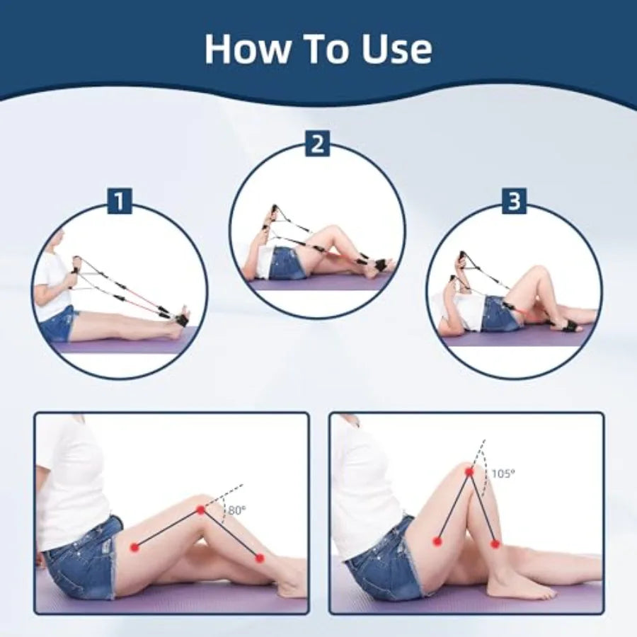 Knee And Hip Stretcher Post Surgery Mobility Aid