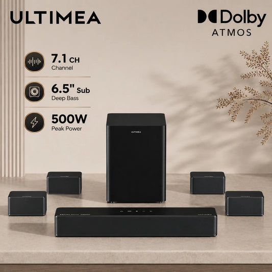 Ultimea Poseidon D80 500W Soundbar With Surround