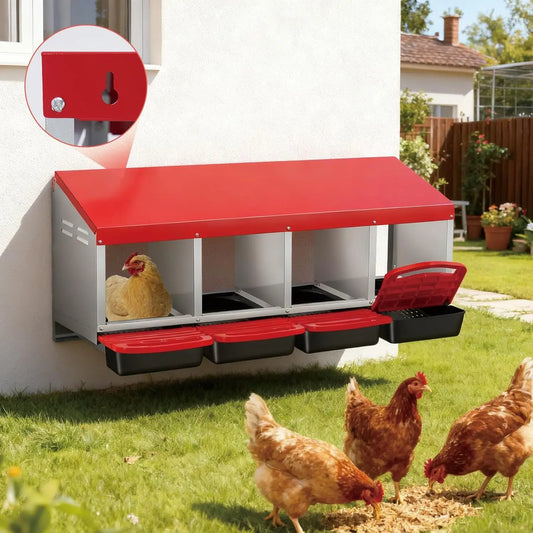 Twister.Ck Auto Roll Out Chicken Nesting Box