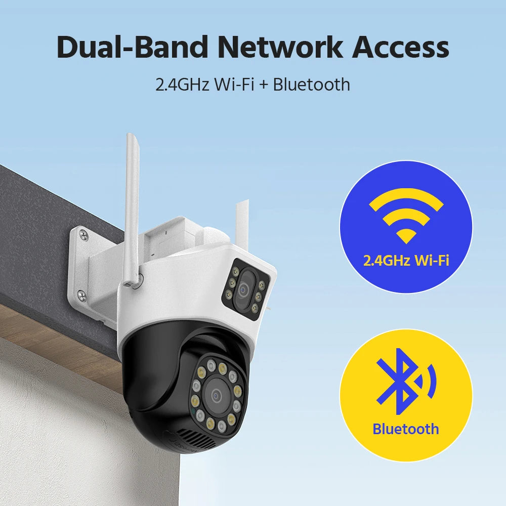 Annke 6MP Dual Lens Outdoor Wireless Security Camera
