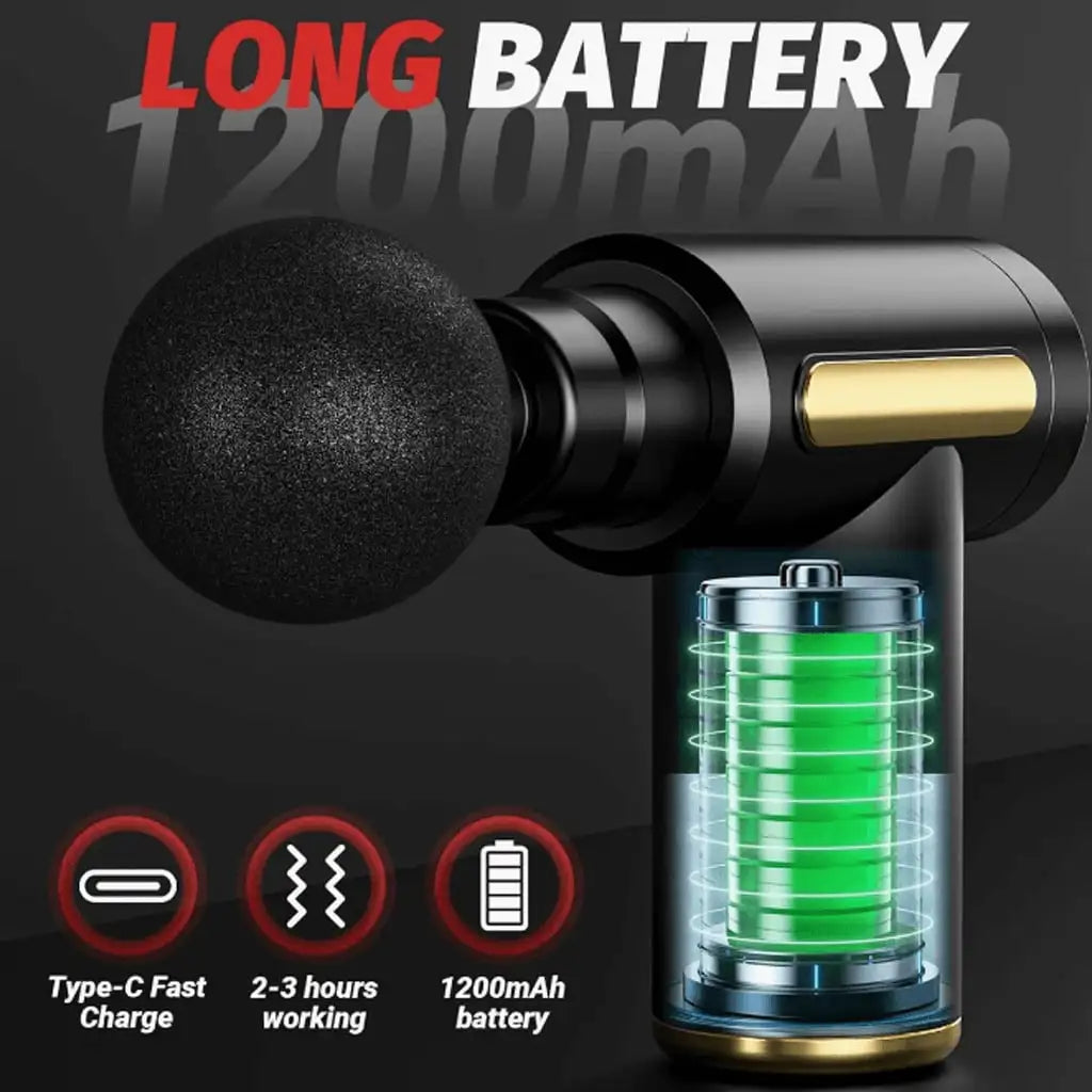 Portable Mini Massage Gun For Muscle Relaxation