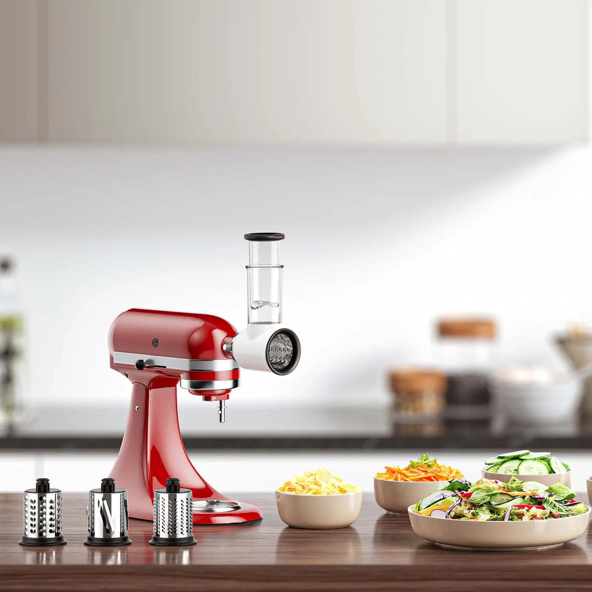 Stainless Steel Meat Grinder And Slicer Attachments
