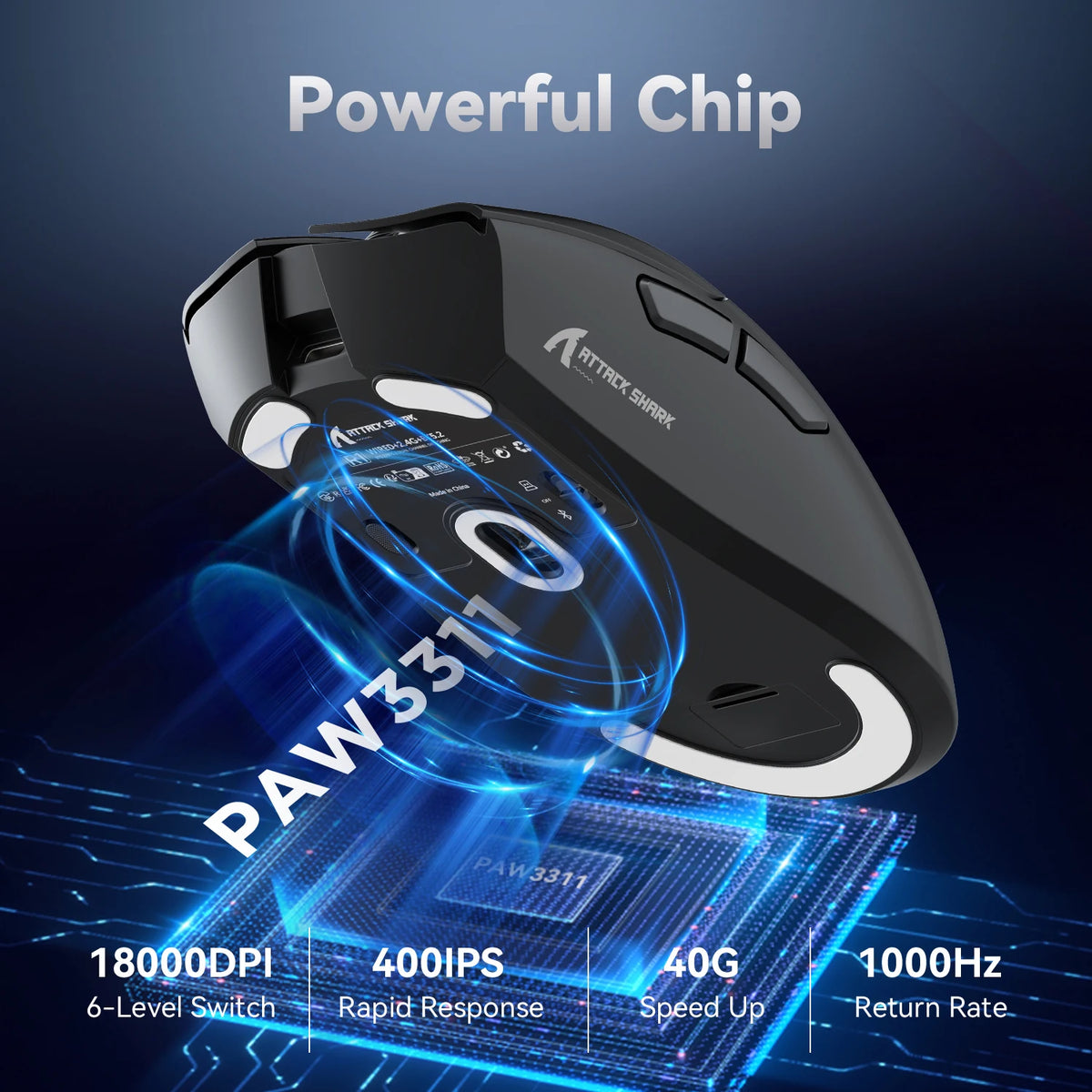 Attack Shark R1 Wireless Gaming Mouse
