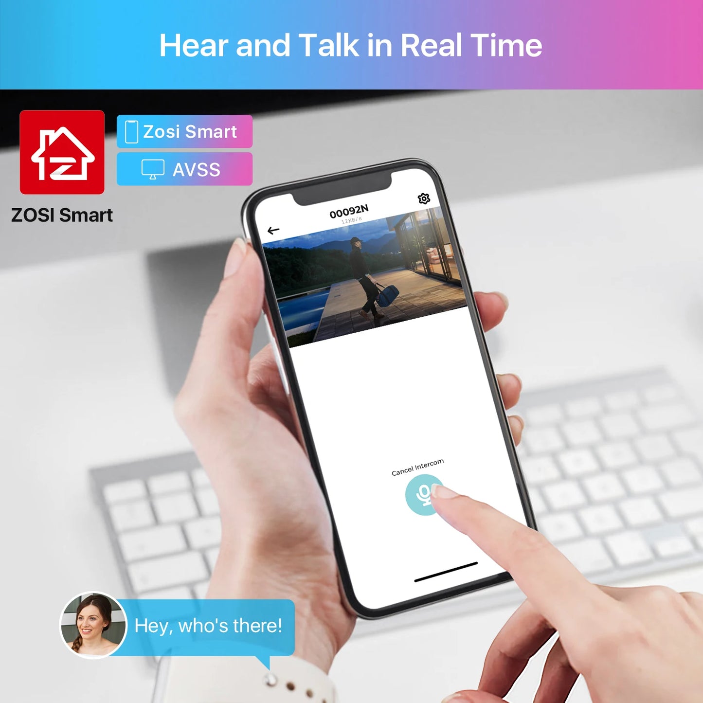 Zosi 4K PoE Security Camera With Human Detection