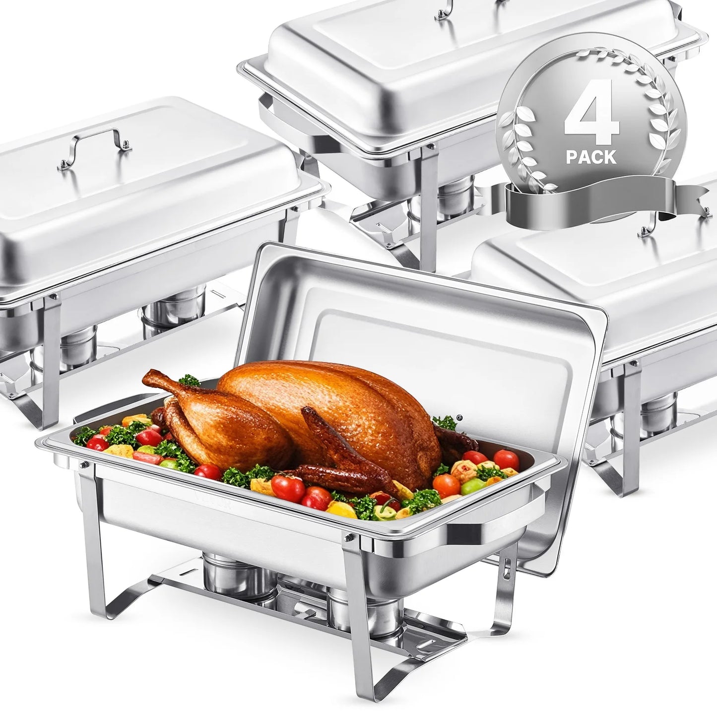 Succebuy Stainless Steel Chafing Dish Buffet Set