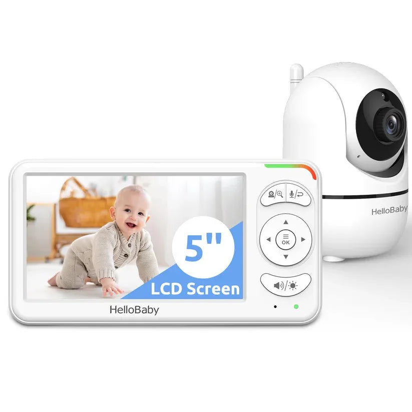 HelloBaby BBM838 1080P Baby Monitor Two Way Audio Wireless