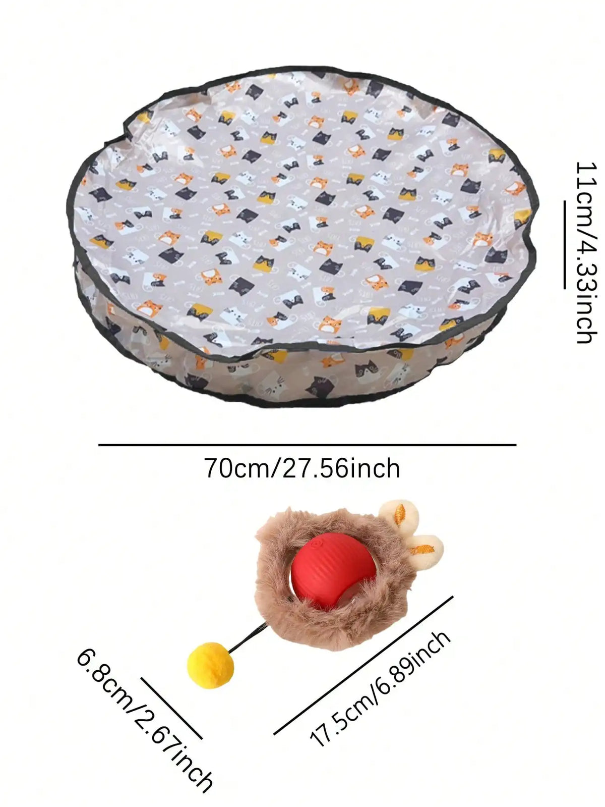 USB Rechargeable Electric Cat Ball Toy