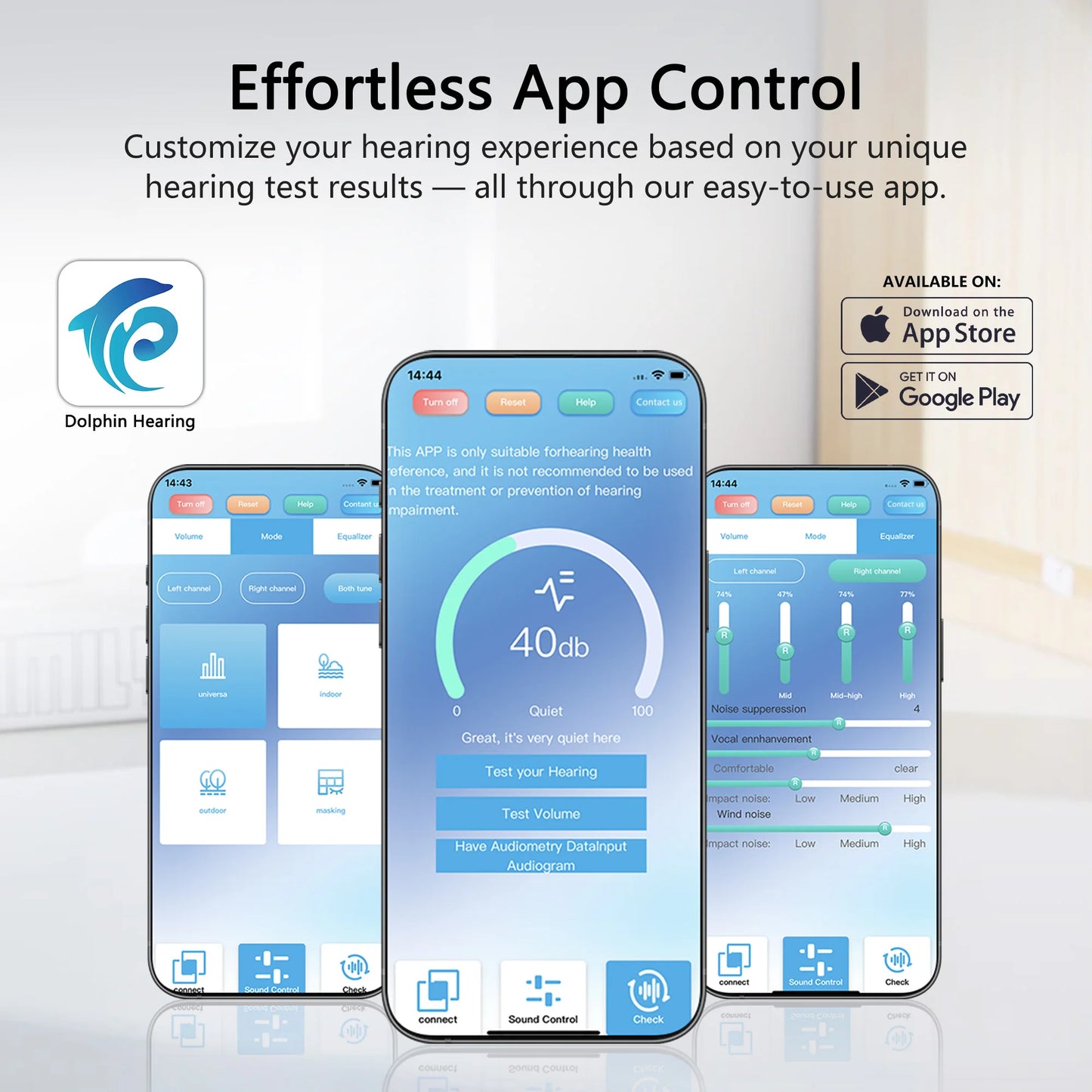 Zepau Rechargeable Noise Cancelling Hearing Aids