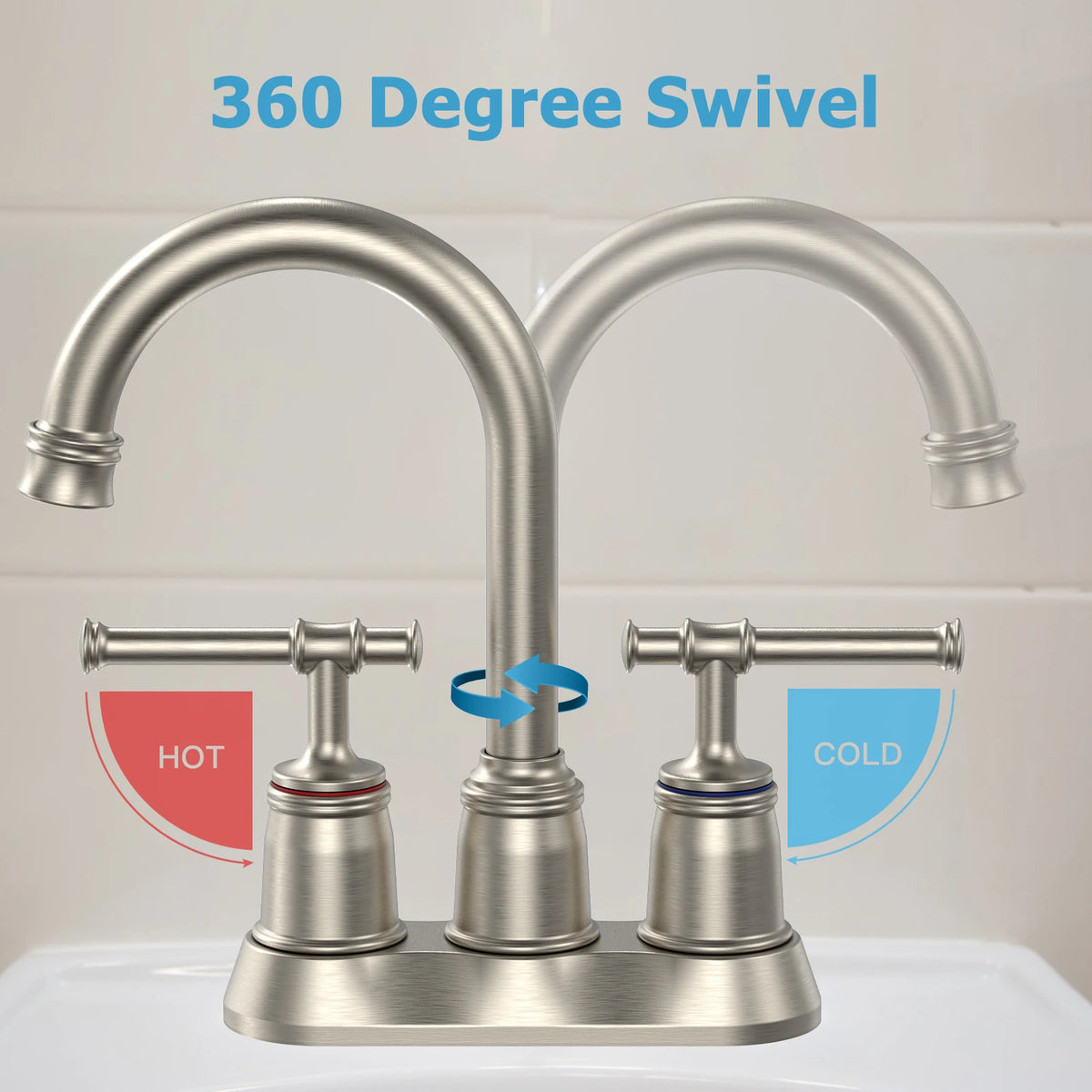 Twister Classic Bathroom Basin Faucet