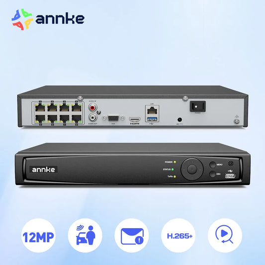 Annke 8CH POE 12MP 4K NVR Security Recorder