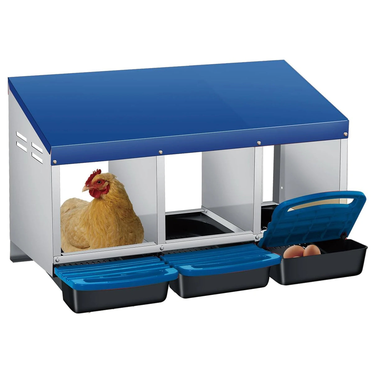 Twister.Ck Auto Roll Out Chicken Nesting Box