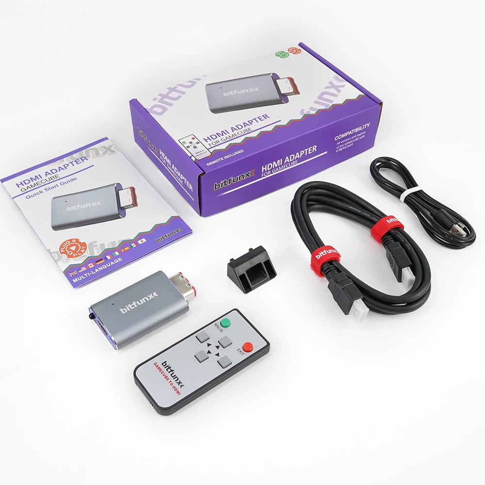 Bitfunx GC2HDMI Adapter For Nintendo GameCube