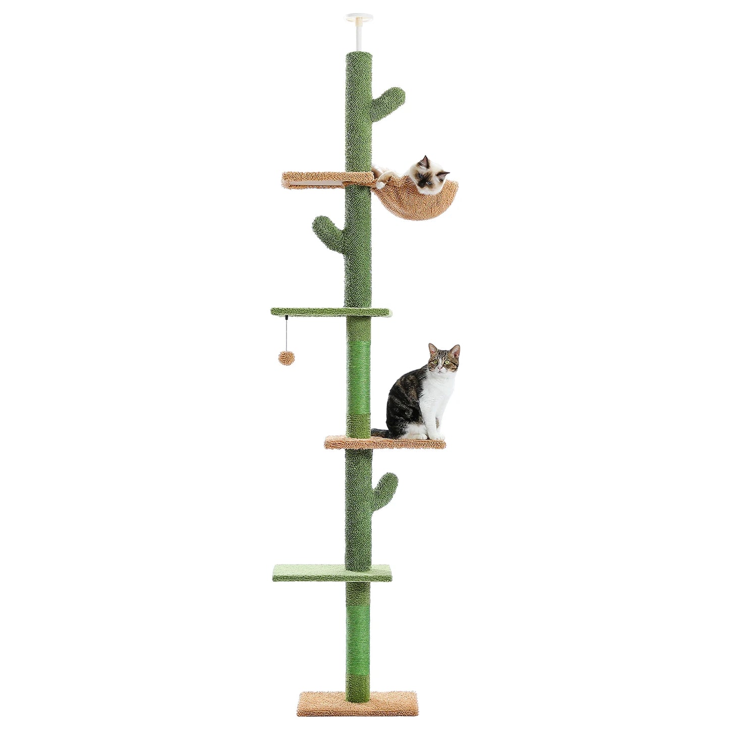 Pawz Road Cactus Cat Tree With Scratching Post And Hammock
