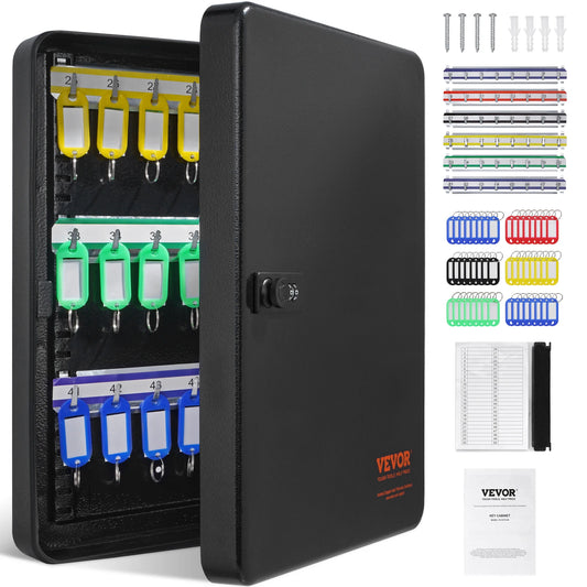 SucceBuy 48 Position Key Lock Box With Adjustable Racks