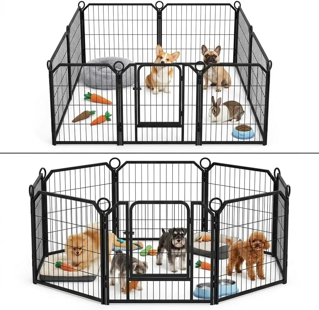 Garvee Heavy Duty Dog Playpen With Secure Door