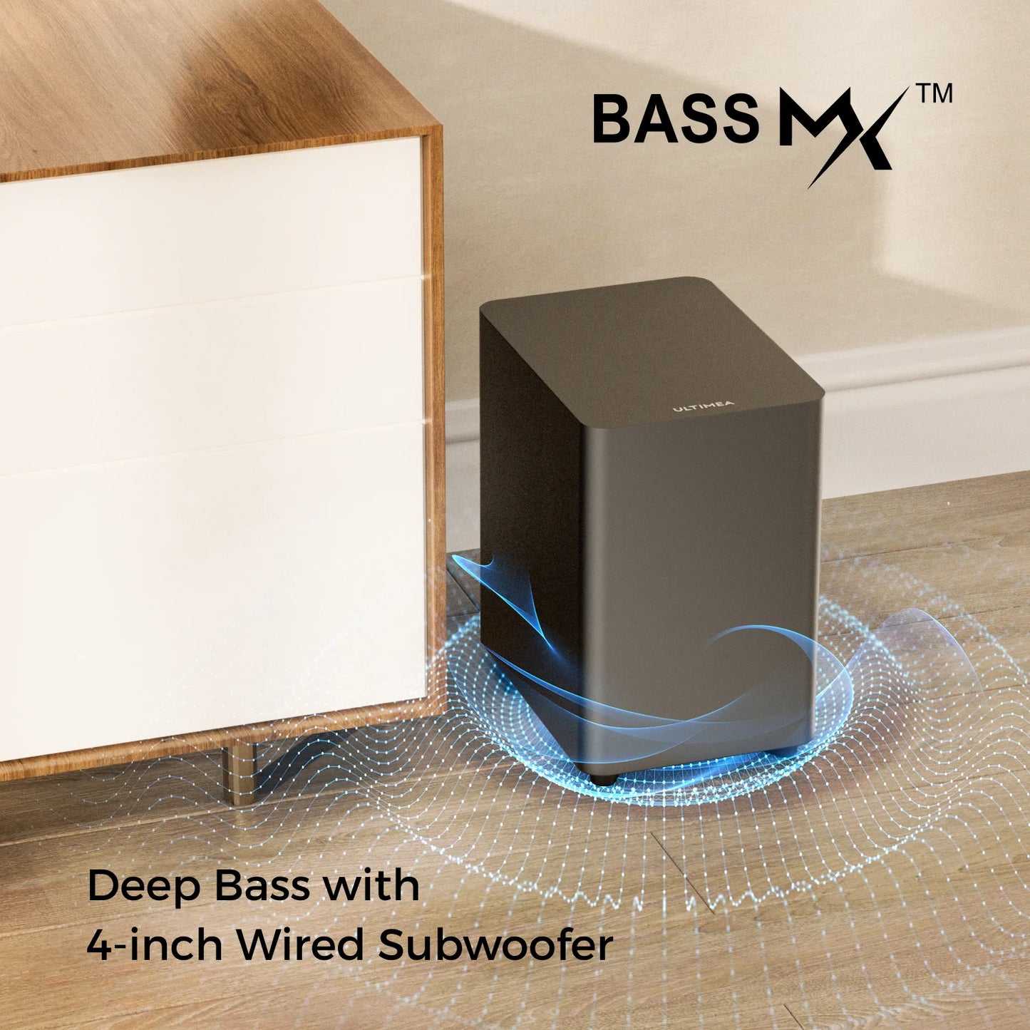 Ultimea 7.1 Channel Sound Bar System With Surround Speakers